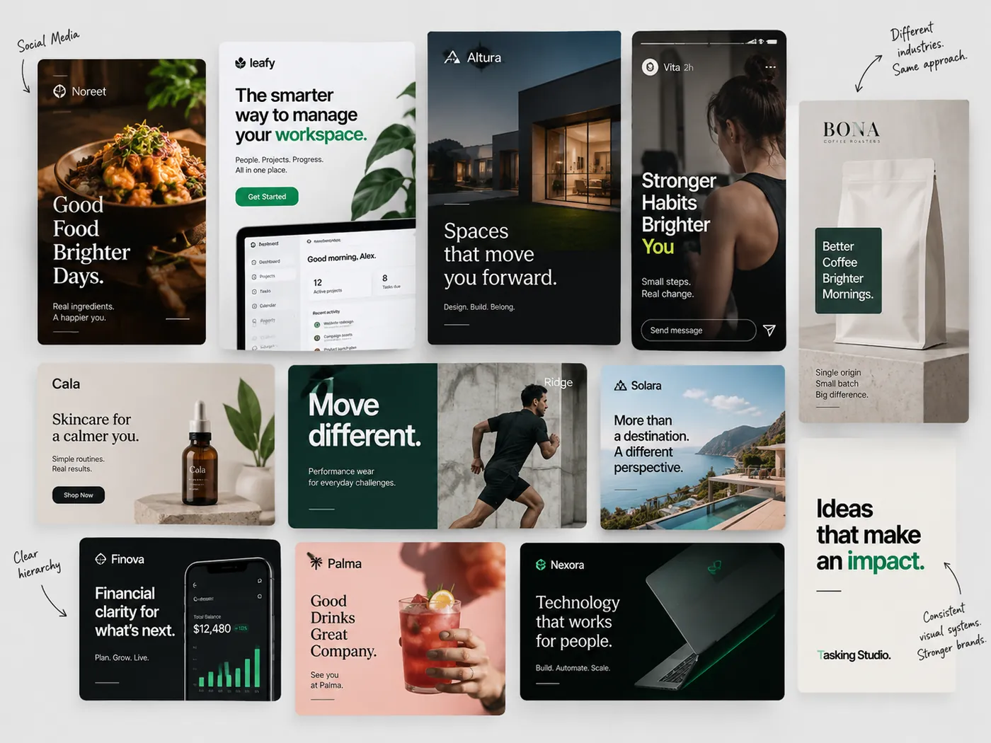 Selected design work