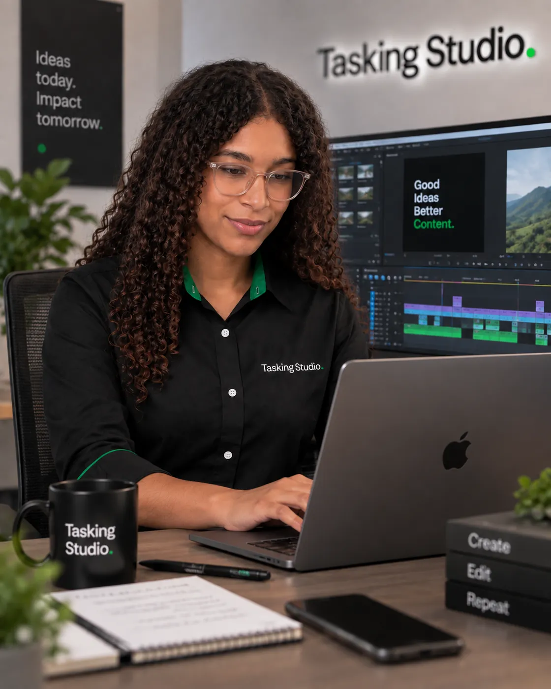 Video editing session