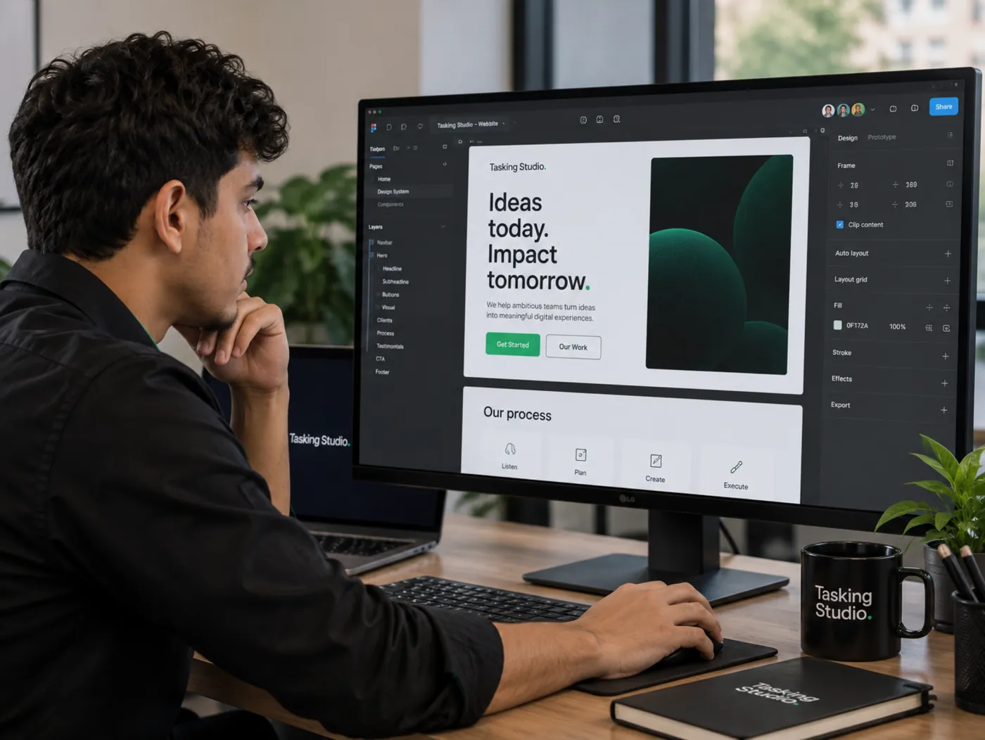 Design review in Figma